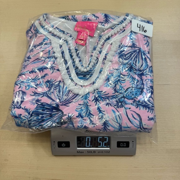 Lilly Pulitzer Mini Harper Shift Dress Size Large Magnolia Lilac A Little Jelly - Picture 8 of 8